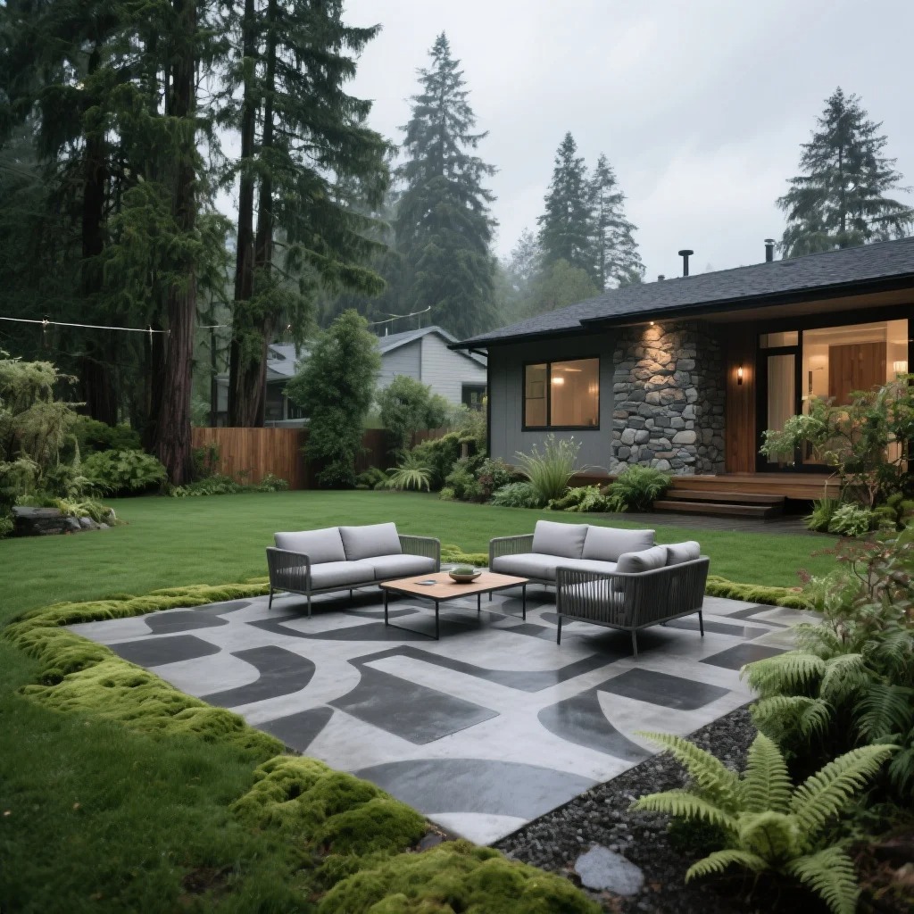 Stamped Concrete Finish